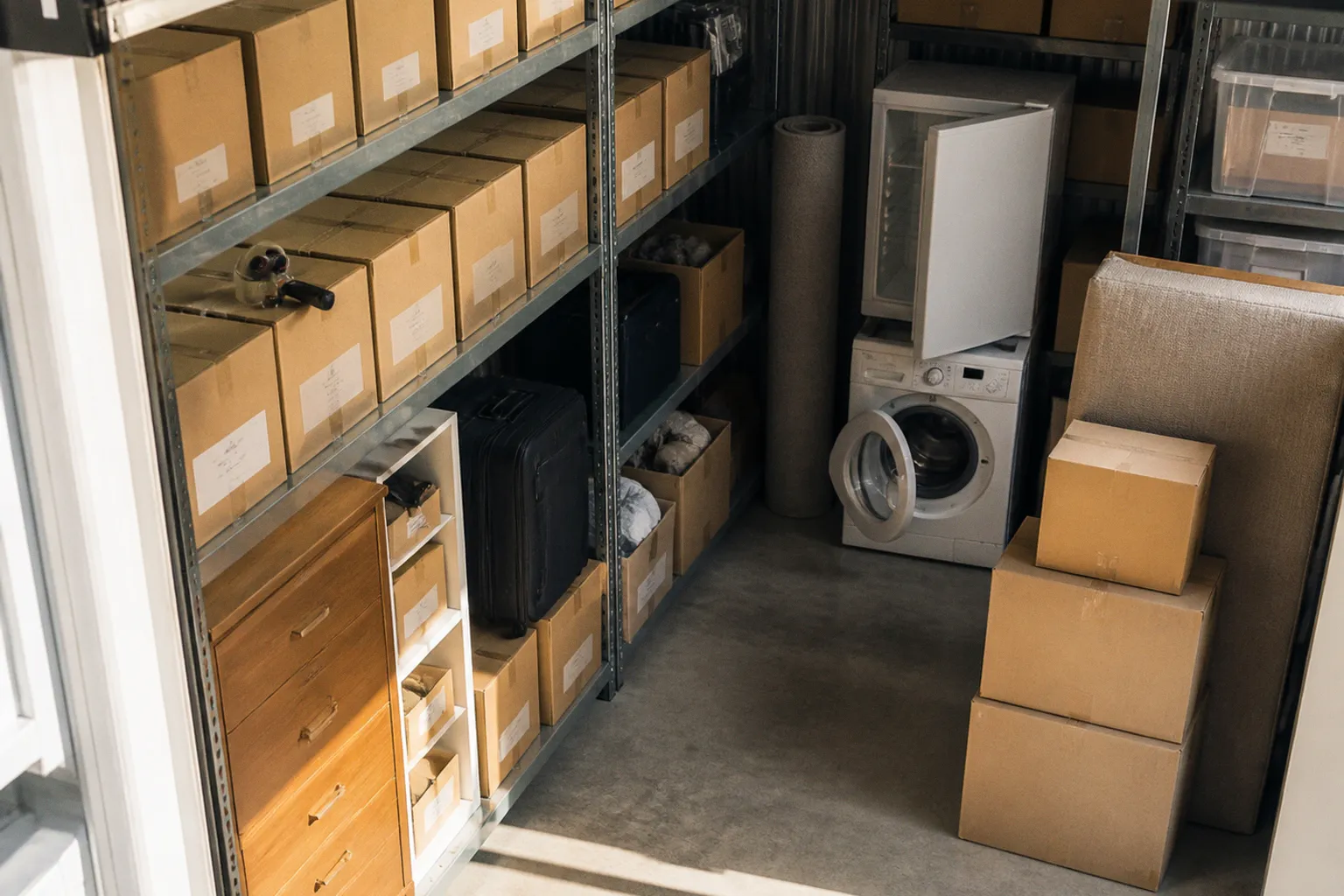 Организация вещей в боксе self-storage: пошаговый план