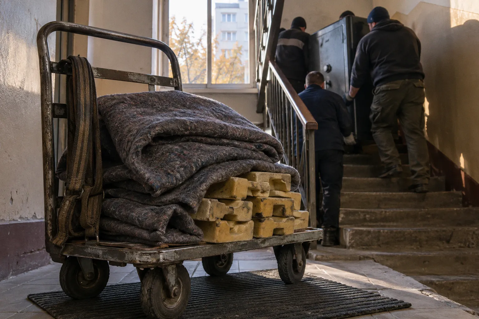 Подъем сейфа на этаж: чек-лист безопасности и подготовки